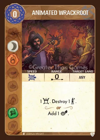 Card art for Animated Wrackroot