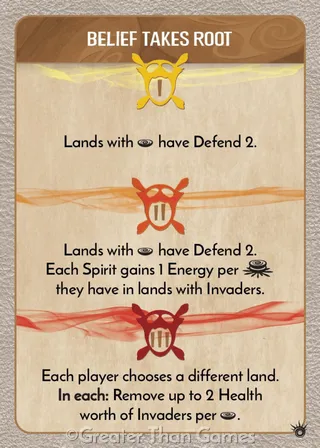 Card art for Belief Takes Root