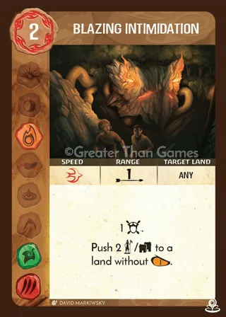 Card art for Blazing Intimidation