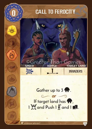 Card art for Call to Ferocity