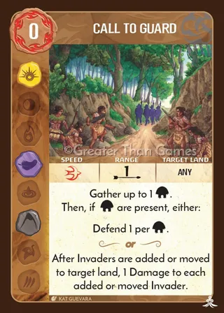 Card art for Call to Guard