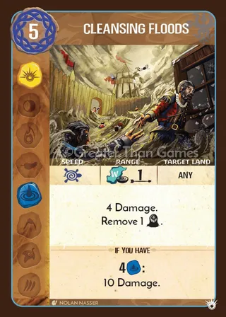 Card art for Cleansing Floods