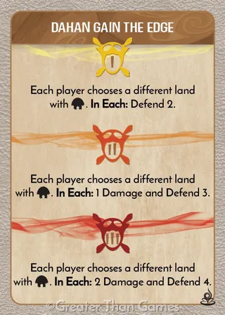 Card art for Dahan Gain the Edge