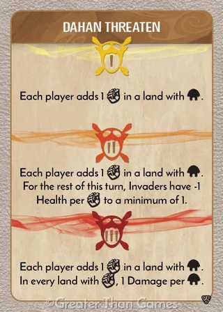 Card art for Dahan Threaten