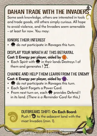 Card art for Dahan Trade with the Invaders