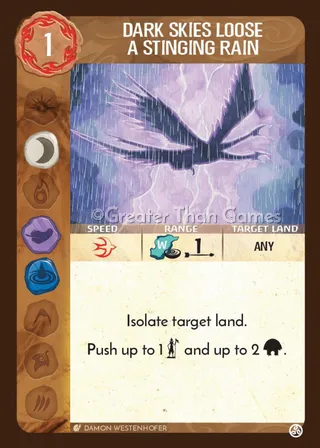 Dark Skies Loose a Stinging Rain