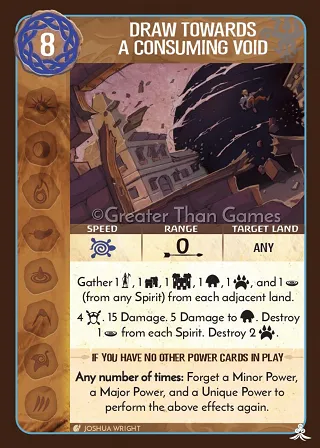 Card art for Draw Towards a Consuming Void
