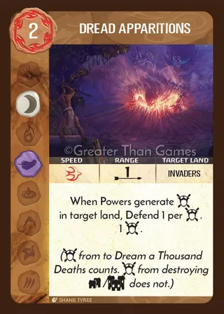 Card art for Dread Apparitions