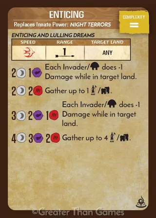 Card art for Enticing