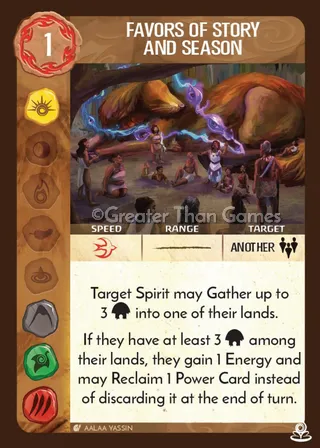 Favors of Story and Season