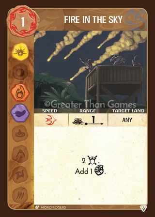 Card art for Fire in the Sky