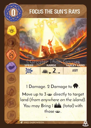 Card art for Focus the Sun's Rays
