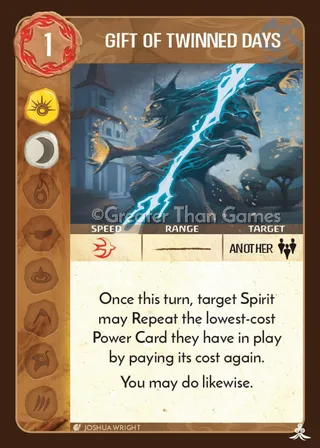 Card art for Gift of Twinned Days