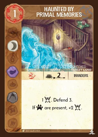 Card art for Haunted by Primal Memories