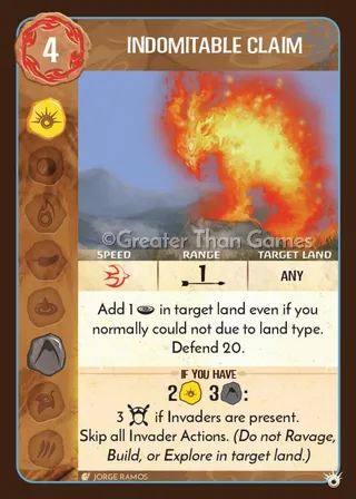Card art for Indomitable Claim