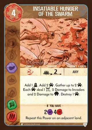 Card art for Insatiable Hunger of the Swarm