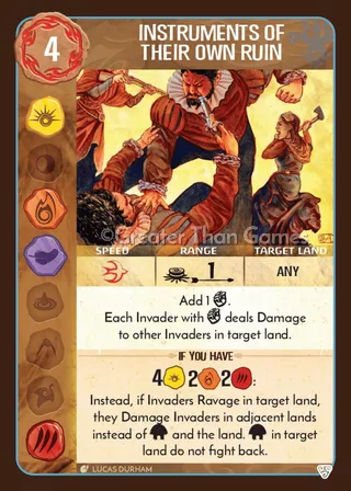 Card art for Instruments of Their Own Ruin