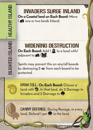 Card art for Invaders Surge Inland