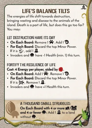 Card art for Life's Balance Tilts