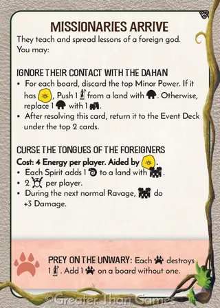 Card art for Missionaries Arrive