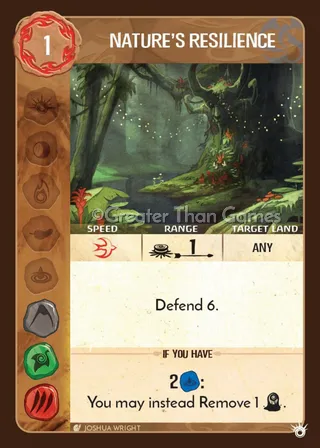 Card art for Nature's Resilience