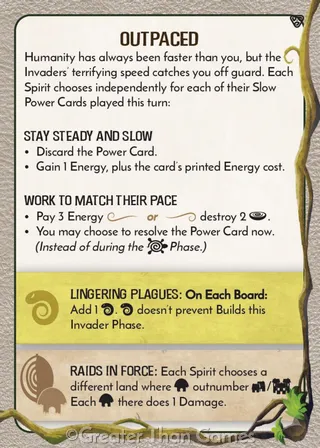 Card art for Outpaced