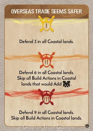 Card art for Overseas Trade Seems Safer