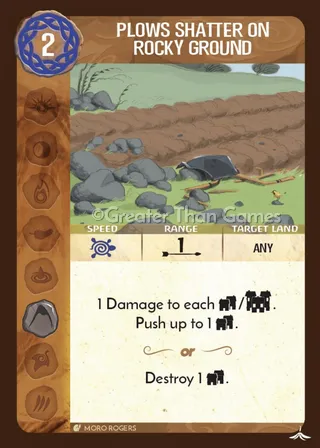 Plows Shatter on Rocky Ground