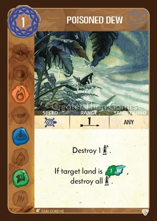Card art for Poisoned Dew