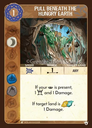 Card art for Pull Beneath the Hungry Earth