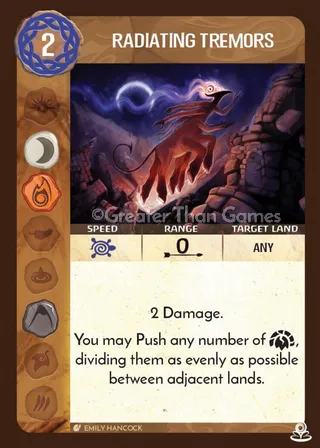 Card art for Radiating Tremors