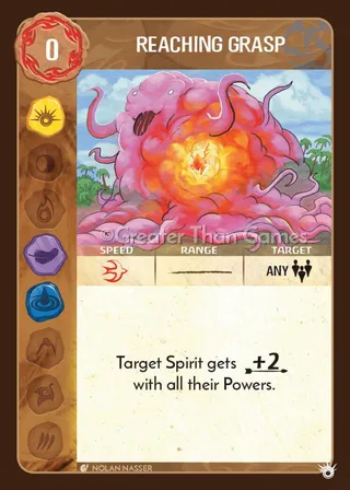Card art for Reaching Grasp