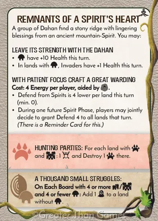 Card art for Remnants of a Spirit's Heart