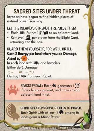 Card art for Sacred Sites Under Threat