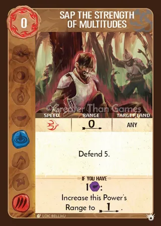 Card art for Sap the Strength of Multitudes