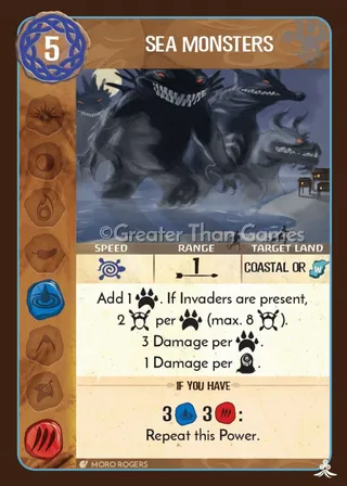 Card art for Sea Monsters