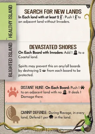 Card art for Search for New Lands