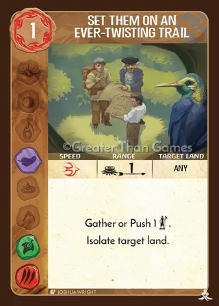 Card art for Set Them on an Ever-Twisting Trail