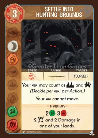 Card art for Settle Into Hunting-Grounds
