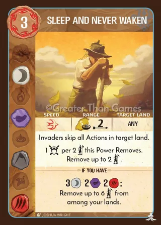 Card art for Sleep and Never Waken