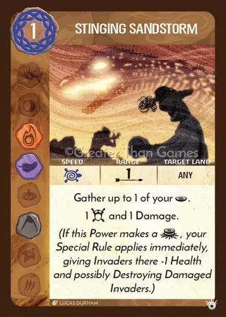Card art for Stinging Sandstorm