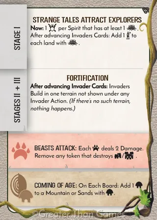 Card art for Strange Tales Attract Explorers