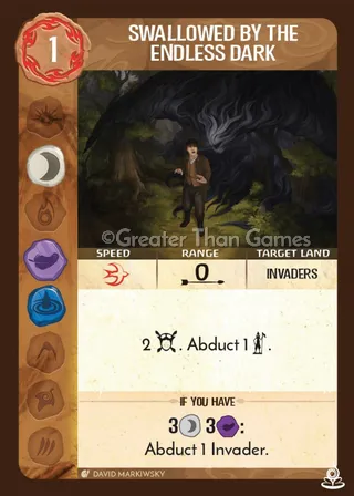 Card art for Swallowed by the Endless Dark