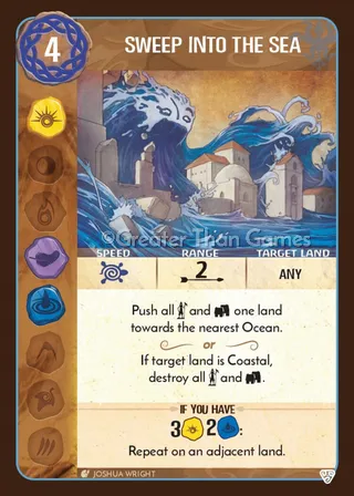 Card art for Sweep into the Sea