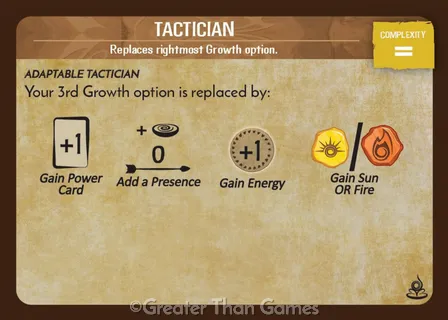 Card art for Tactician