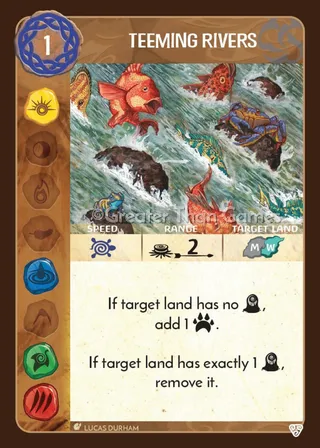 Card art for Teeming Rivers