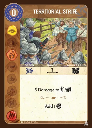 Card art for Territorial Strife