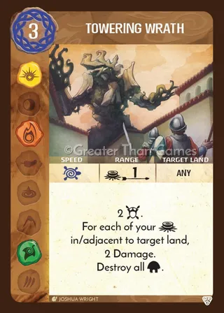 Card art for Towering Wrath