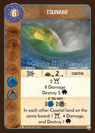 Card art for Tsunami