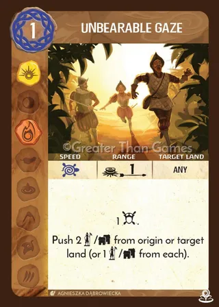 Card art for Unbearable Gaze